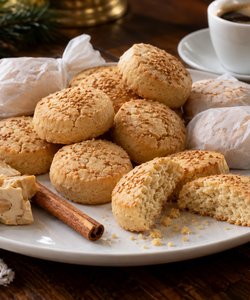 Receta Mantecados de canela