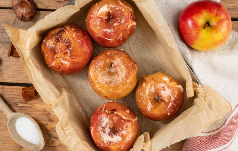 Manzanas asadas al horno