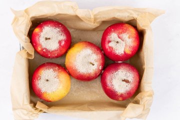 Preparación de las manzanas asadas al horno, foto 4