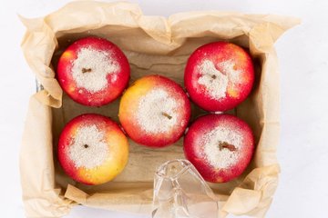 Preparación de las manzanas asadas al horno, foto 5