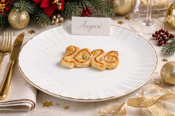 Receta Marcasitios de hojaldre para Nochevieja