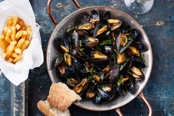 Receta Mejillones a la marinera italiana