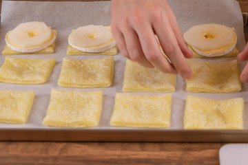 Receta de milhojas de peras y brie 8