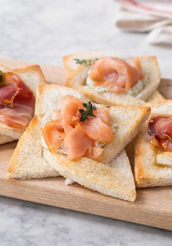 Receta Molinillos de pan de molde
