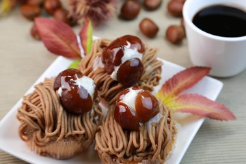 Receta Monte Bianco (postre de castañas y nata)
