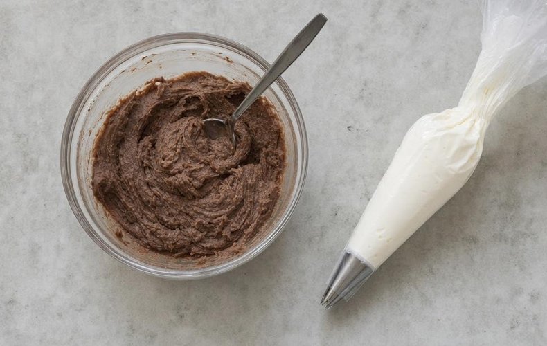 Monte Bianco: castañas con cacao y ron, y nata montada