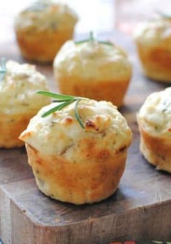 Receta Muffins de queso esponjosos