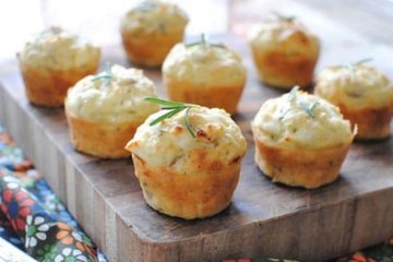 Receta Muffins de queso esponjosos
