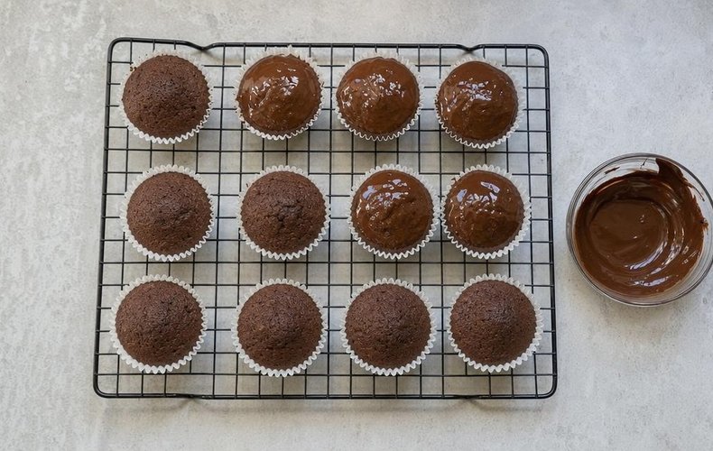 Muffins de reno de Navidad: paso 5