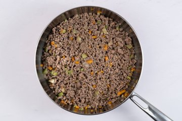 Nidos de tagliatelle al horno: paso 2