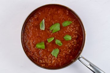 Nidos de tagliatelle al horno: paso 3
