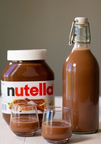 Receta Nutellino, licor de Nutella casero