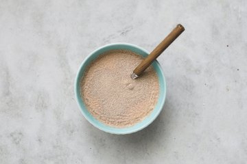 Nuvole di Napoli: levadura disuelta en la leche