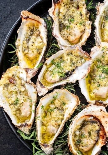 Receta Ostras a la parrilla
