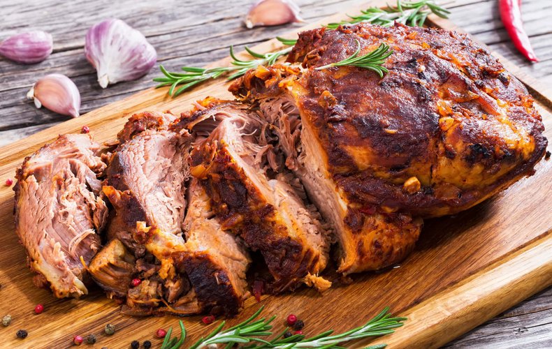 Paleta de cerdo al horno de cocción lenta