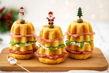 Receta Pandorini salados sin levado