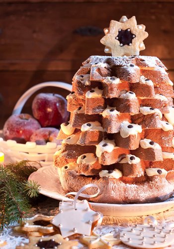 Receta Pandoro relleno de crema de mascarpone