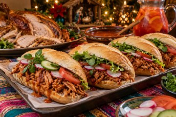 Receta Panes con pavo