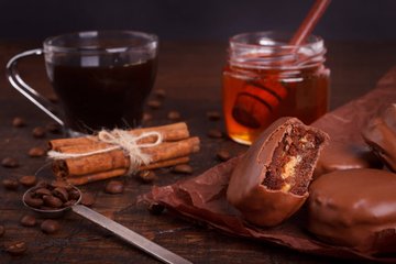 Receta Pão de mel, galletas de miel y chocolate