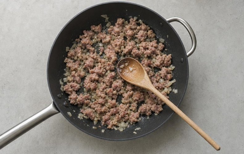 Pasta alla carcerata: paso 3