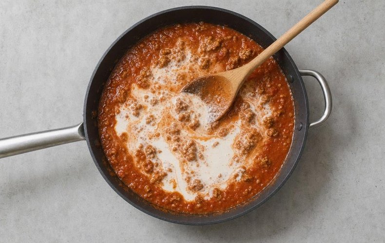 Pasta alla carcerata: paso 7