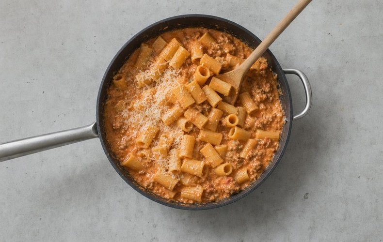 Pasta alla carcerata: paso 8