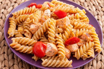 Receta Pasta con salmón sin nata
