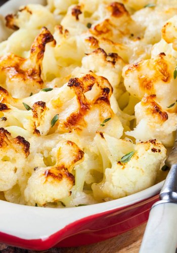 Receta Pastel de coliflor al horno