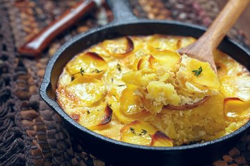 Receta Pastel de patatas en sartén
