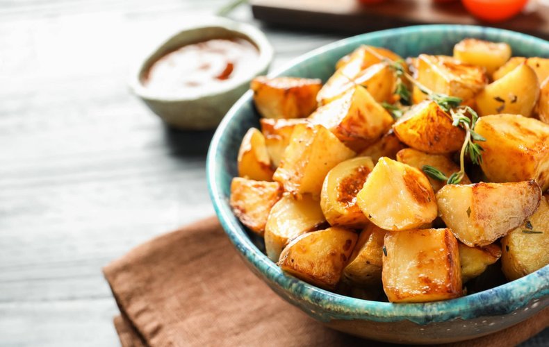 Patatas al horno con romero