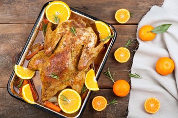 Receta Pato a la naranja