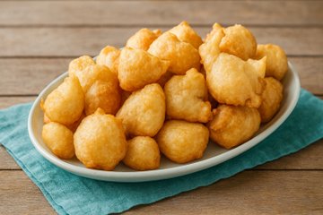 Receta Pettole de Santa Cecilia (buñuelos de Apulia)