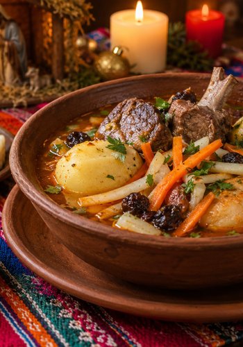 Receta Picana navideña boliviana