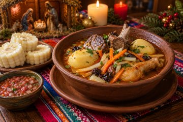 Receta Picana navideña boliviana