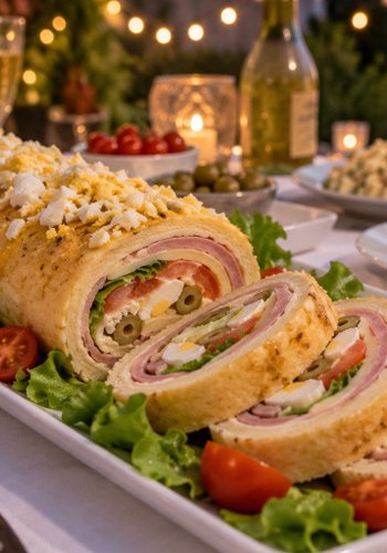 Receta Pionono salado