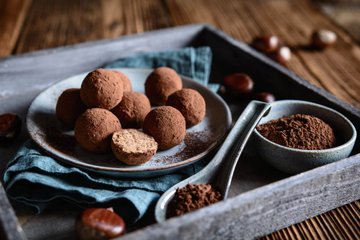 Receta Trufas de castañas