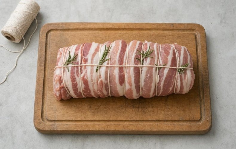Asado de ternera a la nata: paso 1