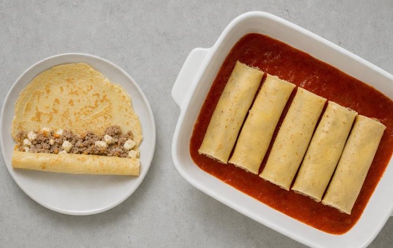 Canelones amalfitanos: paso 7