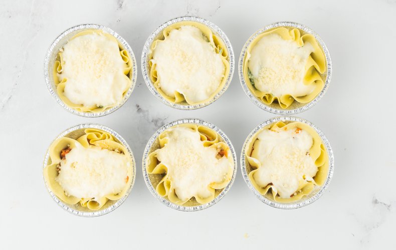 Receta de cestitas de lasaña: preparación 15