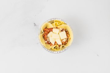 Receta de cestitas de lasaña: preparación 7