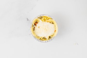 Receta de cestitas de lasaña: preparación 9