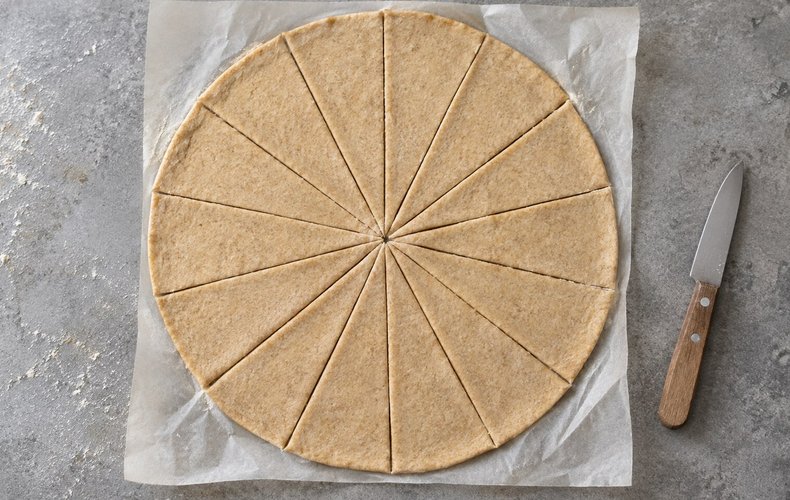 Cruasanes de hojaldre con salmón: paso 2
