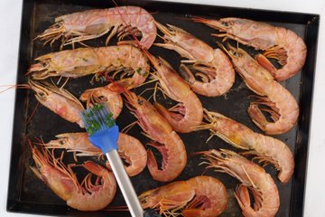 Preparación de los langostinos al horno, foto 4
