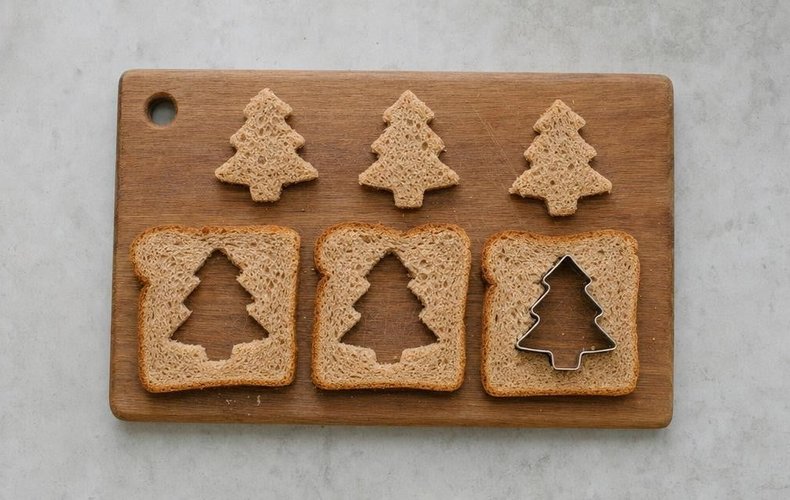 Pan de molde con tortilla: paso 4
