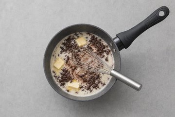Profiteroles de chocolate: paso 6