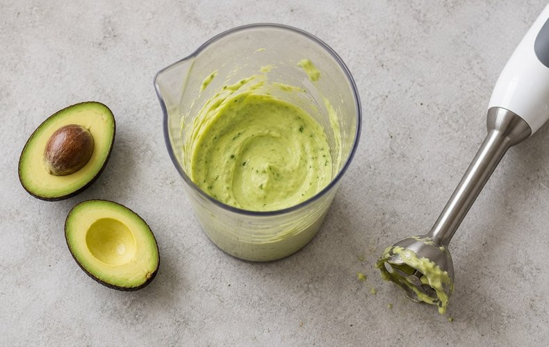 Profiteroles salados de aguacate y salmón: paso 4