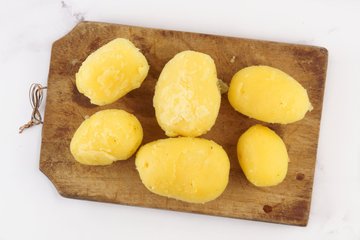 Preparación del puré de patatas, foto 2