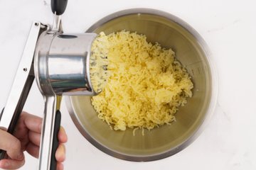 Preparación del puré de patatas, foto 3