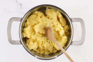 Preparación del puré de patatas, foto 7
