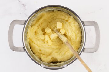 Preparación del puré de patatas, foto 8